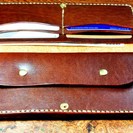 革の宝石ルガトー長財布（茶）