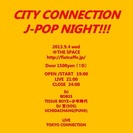 CITY CONNECTION J-POP NIGHT!!! の画像