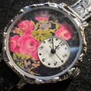Ｅ‘Ｓ　薔薇のイラスト　腕時計3