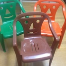 ★プラスチック製子ども椅子★