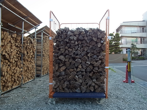 選別広葉樹　薪（ナラ・ブナ・クヌギMIX)４５０kg　※送料込