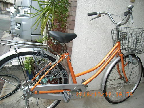 大阪の自転車出張修理店グッドサイクルがママチャリを防犯登録して特価販売