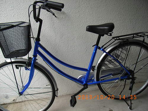 手渡しのみ、10,400円、27インチ、外装6段変速、LEDオートライト付きの