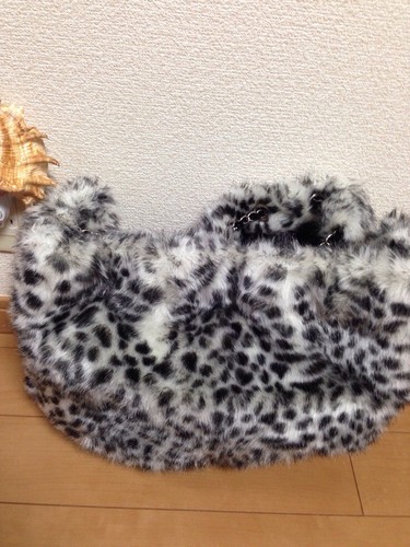 Samantha Thavasa豹柄ファーバッグ、限定商品、ほぼ新品