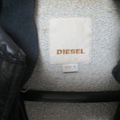 DIESEL ディーゼル フード付　ナイロンジャケット ブラック　Sサイズ
