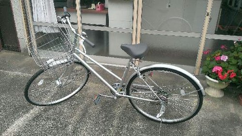 自転車　新品同様　通勤通学町乗りにぴったりのシティサイクル