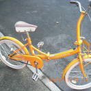 大阪の自転車出張修理店グッドサイクルがオレンジ色20インチの中古...