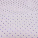 【はぎれコレクション整理中】 白色×紫色のドット柄♪ 約112×...