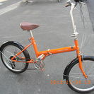 大阪の自転車出張修理店グッドサイクル店、オレンジ色の折畳み外装6...