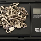 アルファスターネックレス シルバー 925 89.9ｇ USED 送料無料