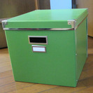 新品　【IKEA】収納BOX　KASSETT　グリーン