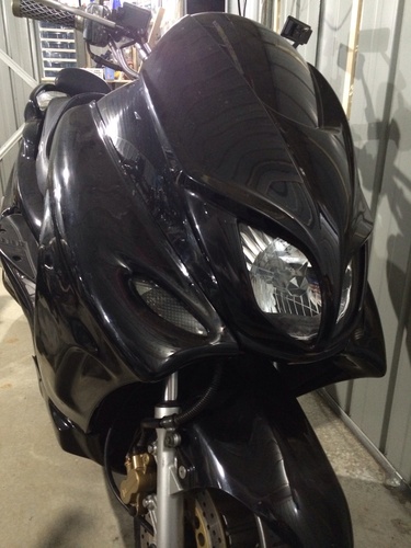 マジェスティ125　コマジェ　距離薄、タイヤ新品！フルカスタム