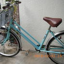 大阪の自転車出張修理店グッドサイクルが26インチ水色の内装3段変...