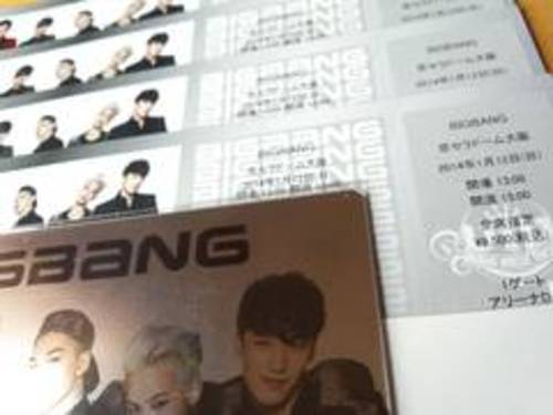 BIGBANG チケット2連番＊値下げしました！ BIGBANG チケット2連番＊値下げしました！