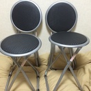 小型パイプ椅子　4脚セット