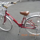 大阪の自転車出張修理店グッドサイクルが26インチ、赤色、外装6段...