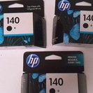 HP140　インクジェット　ブラック　3つ　