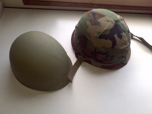 米軍鉄兜 米軍実物 M1ヘルメット 1967年製の実物！ベトナム戦時の
