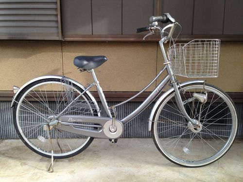 【販売済】【026】みんなの自転車屋　ママチャリ　26型　オートライト　内装3段変速【8980円】