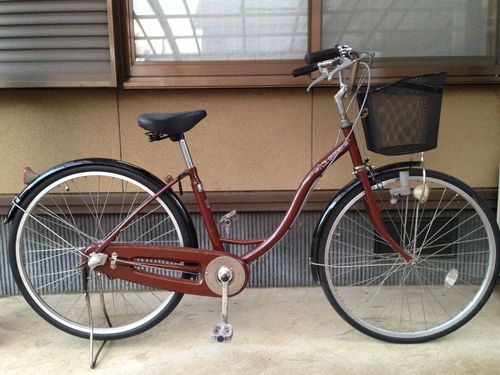 【販売済】【035】みんなの自転車屋　ママチャリ　26型　ダイナモライト　内装3段変速【7980円】