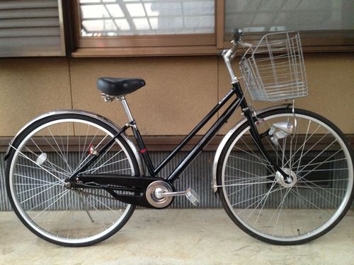 【販売済】【036】みんなの自転車屋　シティサイクル　27型　オートライト　シングル【7980円】