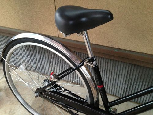 【販売済】【036】みんなの自転車屋　シティサイクル　27型　オートライト　シングル【7980円】