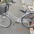 大阪の自転車出張修理店グッドサイクルが26インチのシルバーのママ...