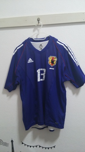 サッカー日本代表ユニホーム１３柳沢のネーム入り なつ 妙典のシャツ メンズ の中古 古着あげます 譲ります ジモティーで不用品の処分