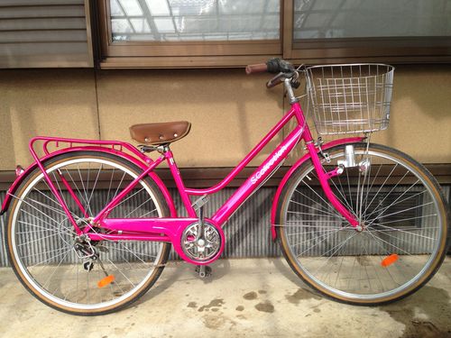 【販売済】【041】みんなの自転車屋　シティサイクル　26型　ダイナモライト　外装6段変速【7980円】