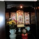 ミニ仏壇（豆電球付きで、タンスや本棚の上におけます）