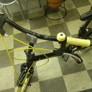 [187]折りたたみ自転車　20インチ　6段変速　ブラック×イエロー　品川区・目黒区・大田区・世田谷区・渋谷区・港区は無料配送