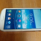★auスマホ：GALAXY SIII Progre SCL21★サムスンギャラクシーS3★マーブルホワイト
