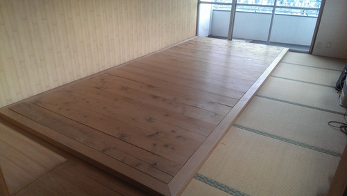 日舞（日本舞踊）稽古用舞台一式（7畳程度）設営することも出来ます 稽古場床用に
