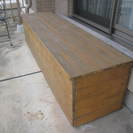 屋外用　木製収納箱（DIY)