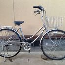 【販売済】【050】みんなの自転車屋　ママチャリ　27型　オート...