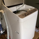 【正常稼働品】シャープ5.5kg洗濯乾燥機ES-TG55H 引き...