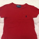 ラルフローレン　赤色Tシャツ　サイズ12M