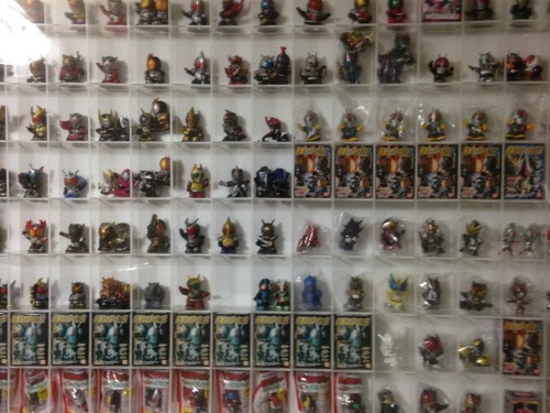 仮面ライダーキッズと特注品収納ケース