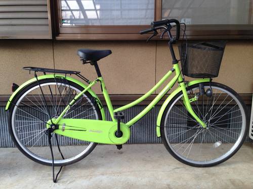 【販売済】【058】みんなの自転車屋　ママチャリ　26型　ダイナモライト　シングル【6000円】