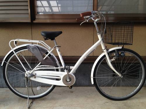 【販売済】【059】みんなの自転車屋　ママチャリ　26型　ダイナモライト　内装３段【9800円】