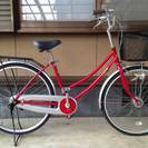 【販売済】【061】みんなの自転車屋　ママチャリ　26型　オート...