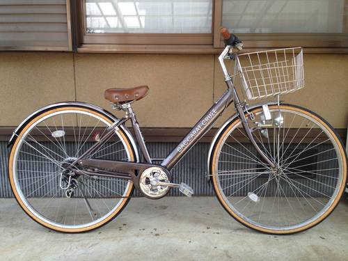 【販売済】【065】みんなの自転車屋　シティサイクル　27型　ダイナモライト　外装６段【7800円】★