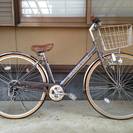 【販売済】【065】みんなの自転車屋　シティサイクル　27型　ダ...