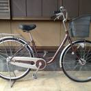 【販売済】【072】みんなの自転車屋　ママチャリ　26型　オート...