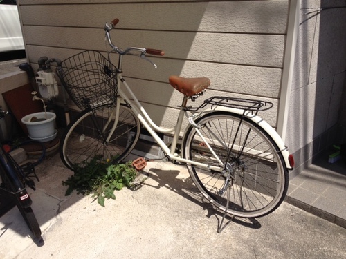 エイリンの白自転車