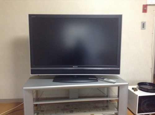 SONY ブラビア ＫＤＬ－４６Ｖ２０００　テレビ台付き 2006年製