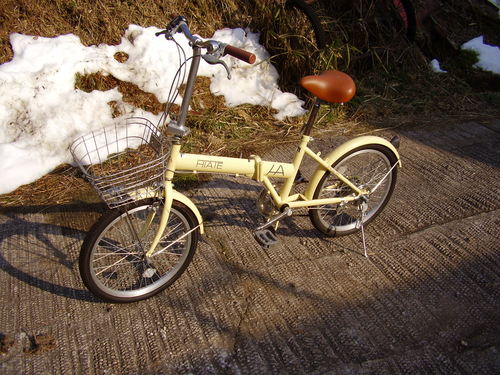 良品　折り畳み自転車　5段変速！