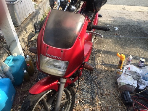 ホンダ ゼルビス 250cc エンジン実働！キャブOH済み！ 整備してどうぞ！
