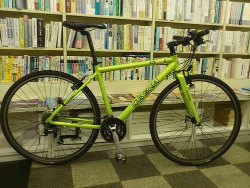 [220]LOUIS GARNEAU ルイガノ TR Lite E　クロスバイク　700×32C　3×8段変速　アルミフレーム　ライトグリーン　品川区・目黒区・大田区・世田谷区・渋谷区・港区は無料配送