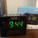 AM/FM ラジオ時計（箱付き美品）